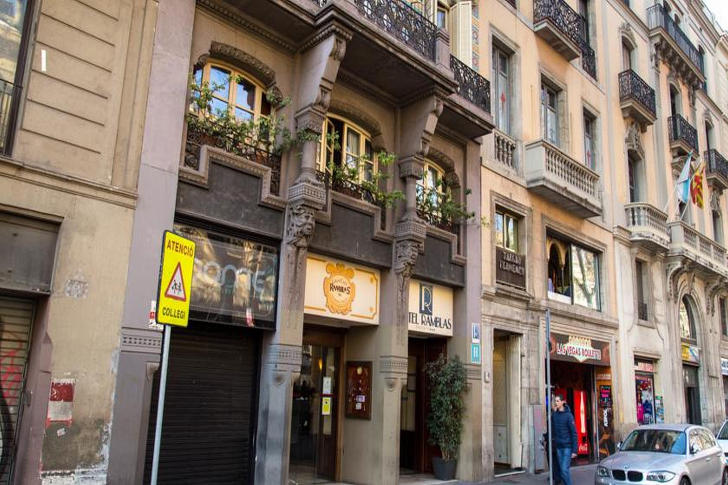 Ramblas Hotel Barcelona Bagian luar foto