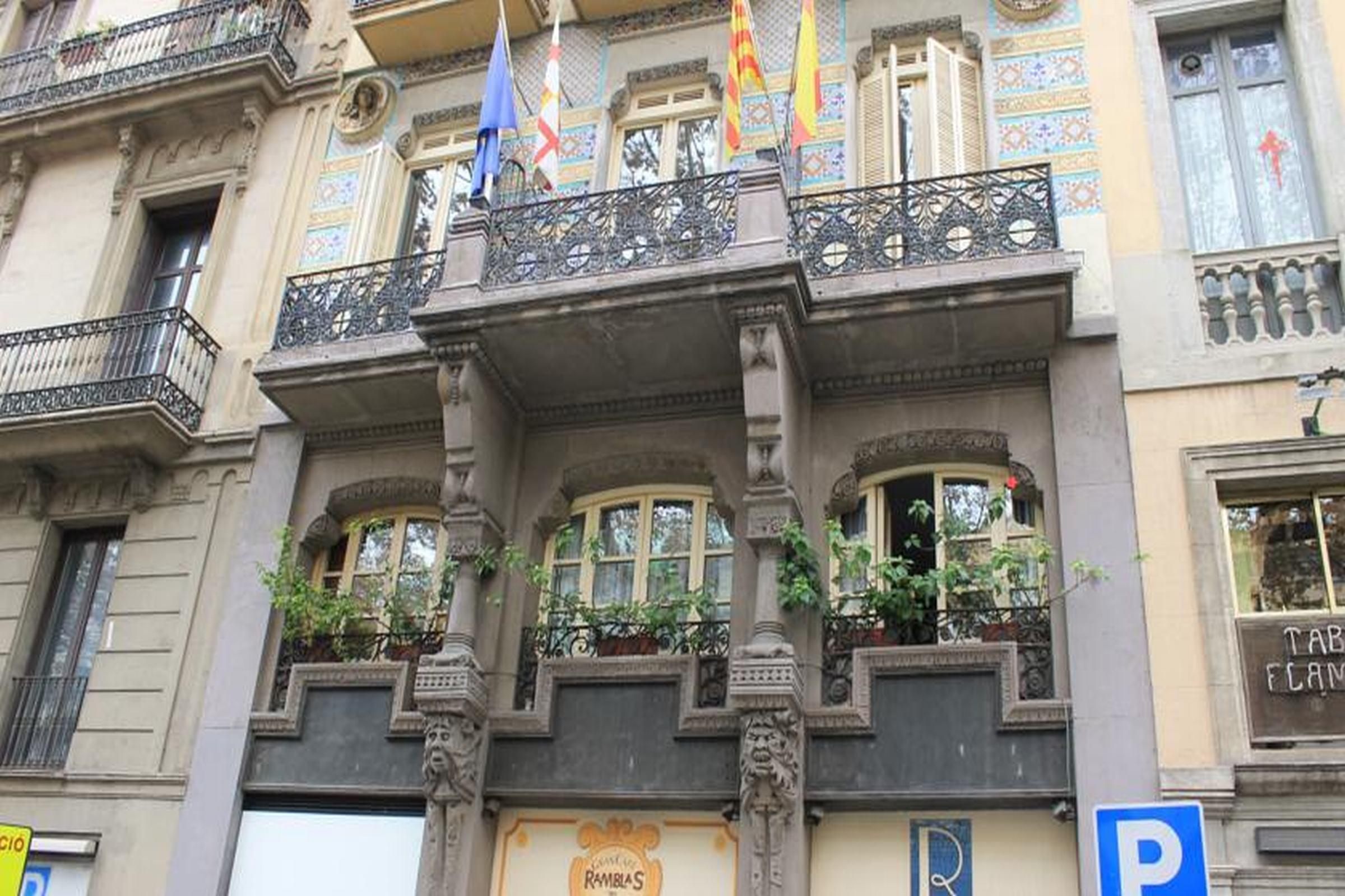 Ramblas Hotel Barcelona Bagian luar foto