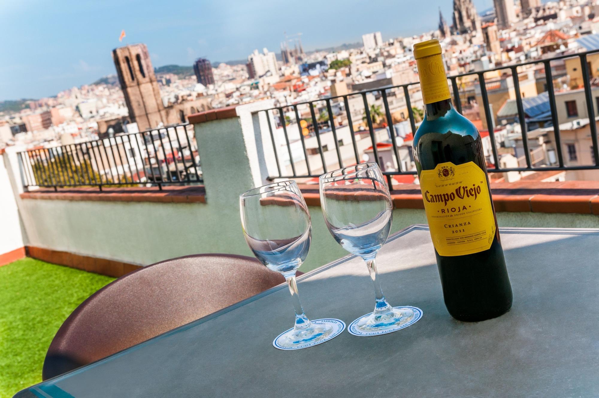 Ramblas Hotel Barcelona Bagian luar foto