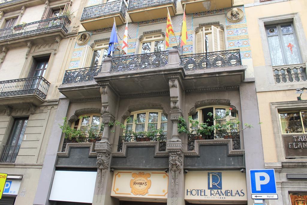 Ramblas Hotel Barcelona Bagian luar foto