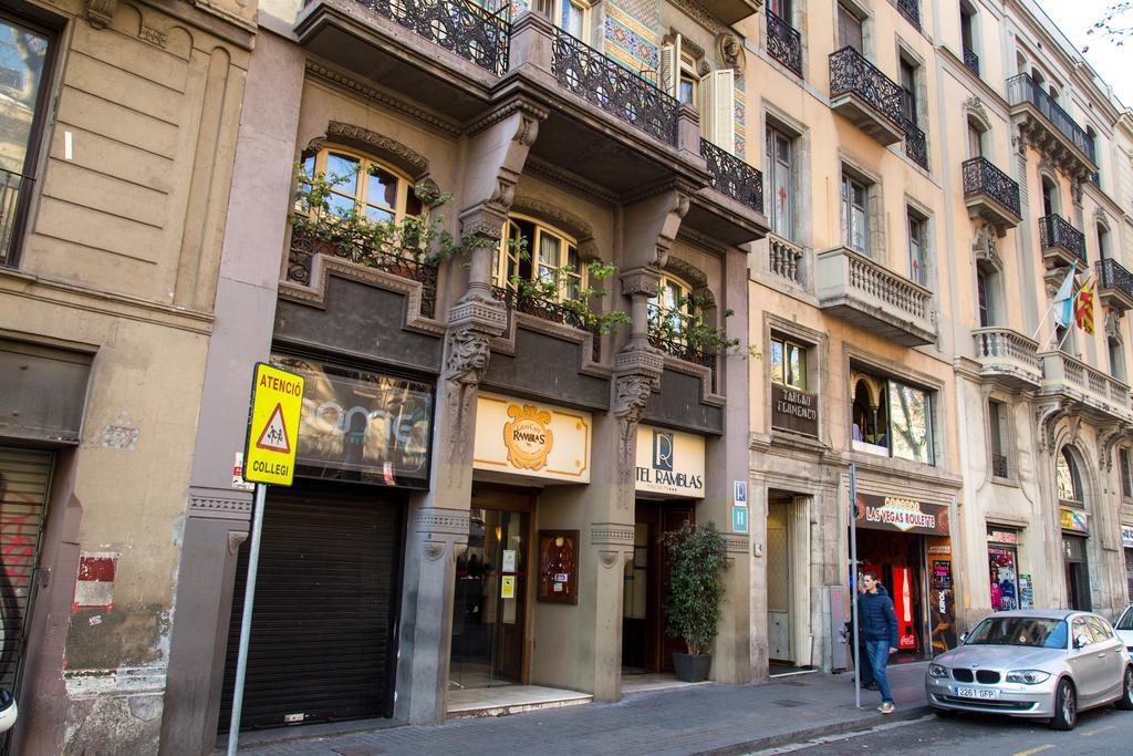 Ramblas Hotel Barcelona Bagian luar foto