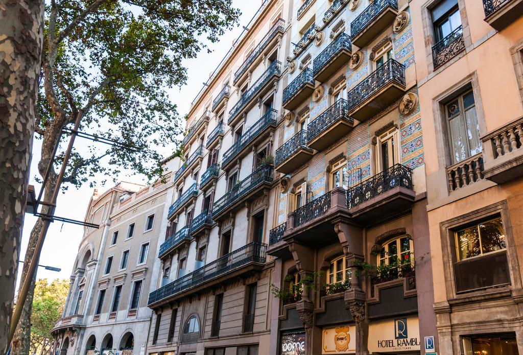 Ramblas Hotel Barcelona Bagian luar foto